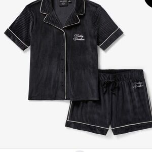 Harley-Davidson Women's Velour Black Pajama Set